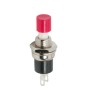 Buton 1 circuit 1.5A 250V OFF-(ON) fara retinere rosu