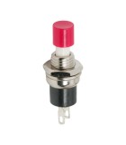 Buton 1 circuit 1.5A 250V OFF-(ON) fara retinere rosu