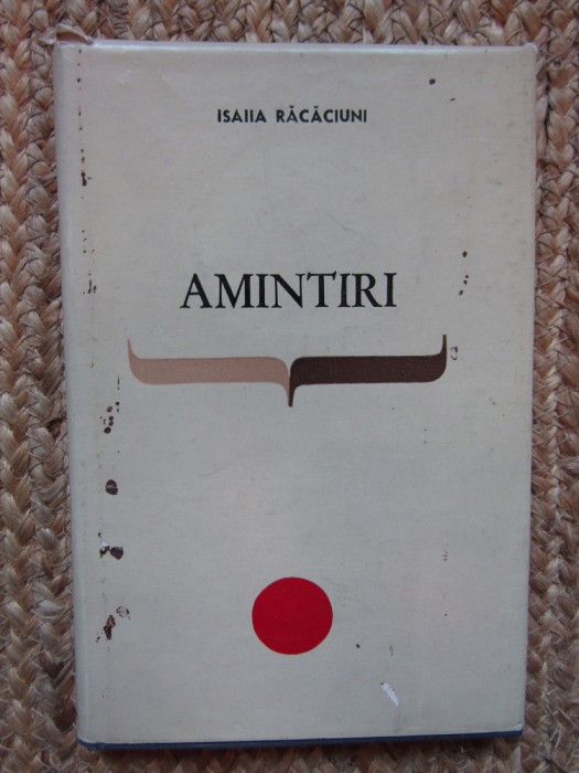 Amintiri &ndash; Isaiia Racaciuni