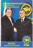 bnk cld Calendar de buzunar 2008 PRM Vadim Tudor Adrian Maracineanu