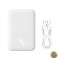 Baterie Externa Wireless Baseus Magnetic Mini 6000mAh 20W PD + FQI 1 x QI - 1 x USB-C Alba