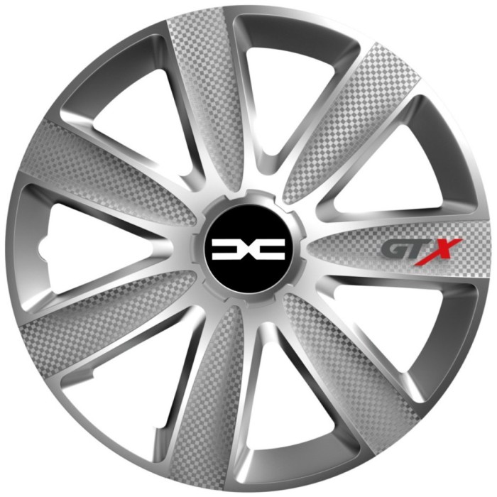 Set 4 Capace Roti GTX Gri R14, Pentru Dacia Nou