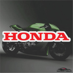 HONDA-MODEL 2-STICKERE MOTO - 10 cm. x 1.62 cm.