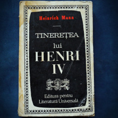TINERETEA LUI HENRI IV - HEINRICH MANN