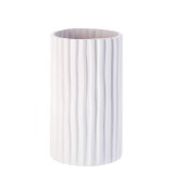 Vaza flori ceramica alba 19 x 34 cm