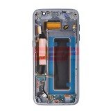Display LCD OLED cu Touchscreen si Rama Samsung Galaxy S7 Edge G935 Negru