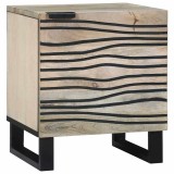 VidaXL Mese de noptieră natural 40 x 33.5 x 46 cm