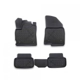 Covorase Auto Tip Tavita Cauciuc ALM Dacia Sandero III 2021-2024, Negre, Set Fata+Spate, Prindere Clips