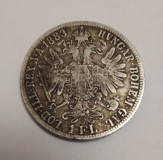 Austria - 1 Florin 1883 - Argint foto