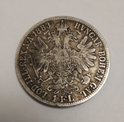 Austria - 1 Florin 1883 - Argint foto