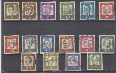 A7 T4 156 - Timbre foarte vechi - Germania - personalitati foto