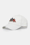 Adidas Originals șapcă de baseball din bumbac Nelson culoarea alb, cu imprimeu, JD0991