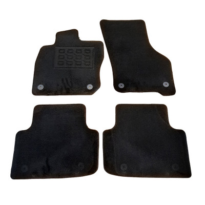 Set covorase auto din mocheta Vw Golf Viii Variant 2020- Model Etsi , Negru, 4 Buc. foto