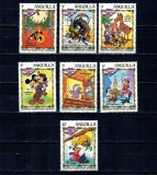 Anguilla 1983 - Disney, desene animate, serie incompleta, neuzata