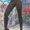 Y608-1 Colanti fashion cu talie inalta din material elastic cu print camuflaj