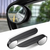 Set 2 buc. Oglinzi Unghi Mort cu protectie ploaie, finisaj Carbon, culoare Neagra