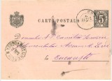 Carte poștală circulată 1892