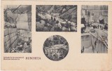 Carte postala veche Ruschita industrie de marmura Marmoraindustrie Romania Atelier Petrovics Faget-Balat