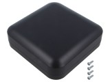 Carcasă universală neagră HAMMOND 1556FBK ABS 160x160x45mm