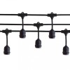 Ghirlanda Luminoasa 10M, 15 Pendule E27, IP65, Interconectabila, Exterior/Interior, Gradina, Terasa. Fara Bec