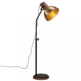 vidaXL Lampă de podea 25 W, alamă antichizată, 30x30x100-150 cm, E27 371957