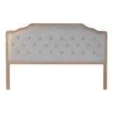 Tăblie de Pat DKD Home Decor Gri deschis Dub 180 x 10 x 120 cm