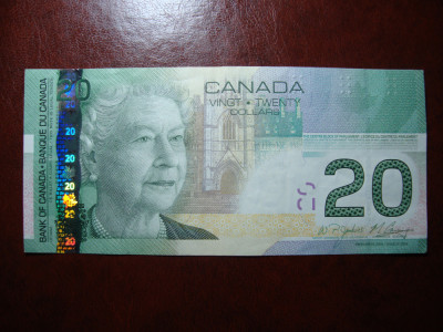 CANADA 20 DOLLARS 2004-2008 EXCELENTA foto