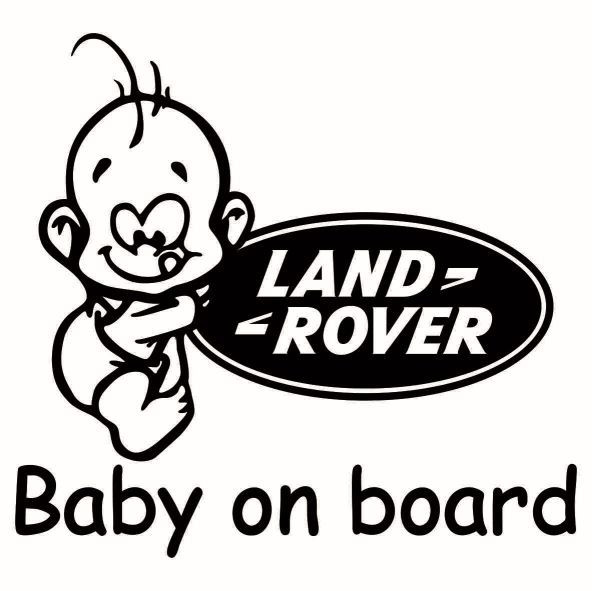 Baby on board Land Rover