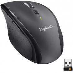 Mouse fara fir Logitech M705 Marathon, receptor USB unificator de 2,4 GHz, 1000 DPI, gri - RESIGILAT