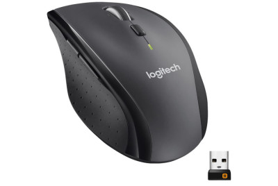 Mouse fara fir Logitech M705 Marathon, receptor USB unificator de 2,4 GHz, 1000 DPI, gri - RESIGILAT foto