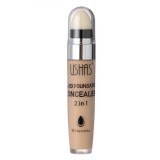 Fond de Ten Lichid și Concealer 2 &icirc;n 1, Ushas, Neutru, Capacitate 7.5 ml