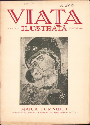 HST Z348 Revista Viața ilustrată 12/1936 foto