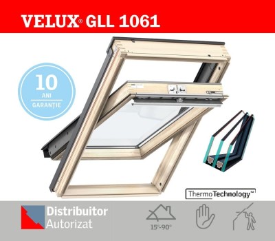 Fereastra mansarda Velux GLL 1061 maner sus foto
