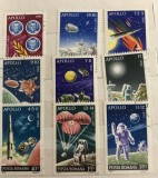 Timbre Serii Romania Cosmnautica Apollo