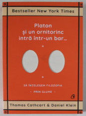 PLATON SI UN ORNITORINC INTRA INTR- UN BAR ...SA INTELEGEM FILOZOFIA PRIN GLUME de THOMAS CATHCART si DANIEL KLEIN , 2021 foto