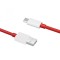 Cablu Date si Incarcare USB-A - USB-C OnePlus DL129, 100W, 1.5m, Rosu 5461100648