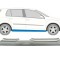 Prag VW GOLF 5 (1K), 10.2003-05.2009, model Hatchback 5 Usi, KLOKKERHOLM, partea dreapta, protectie