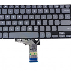 Tastatura Laptop, Asus, ExpertBook P1 P1510, P1510CJ, P1510CD, P1510CDA, P1510CJA, gri, layout US