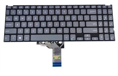 Tastatura Laptop, Asus, VivoBook X545FA, X545FB, X545FJ, gri, layout US foto