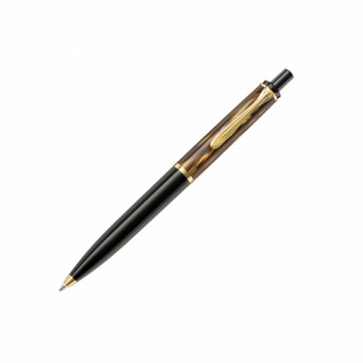 Pix classic Pelikan K200 brown marbled si accesorii placate cu aur 808965 foto