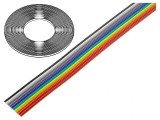 Cablu Bandă 1,27mm 10x26AWG PVC 30.48m