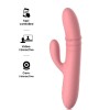 Vibrator Iepuras Svakom Mora Neo Interactive Rabbit, App Control, Silicon, USB, Roz, 19.5 cm