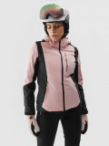Geacă de schi membrana 10000 pentru femei - roz pudrat, 4F Sportswear