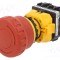 Comutator de siguranţă IDEC 22mm NC x2 NO roşie IP65 XW Poz: 2
