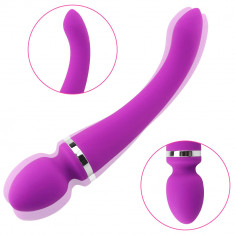 Vibrator Dildo Clitoris Strong Lilo Magic Wand Viteze Sex Toy 2 Capete Plug foto