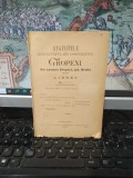 Gropeni Banca Populara Braila 1904 + Statut Targu Jiu, Tip. Milosescu - Carte Veche Bibliofilie, 23pg
