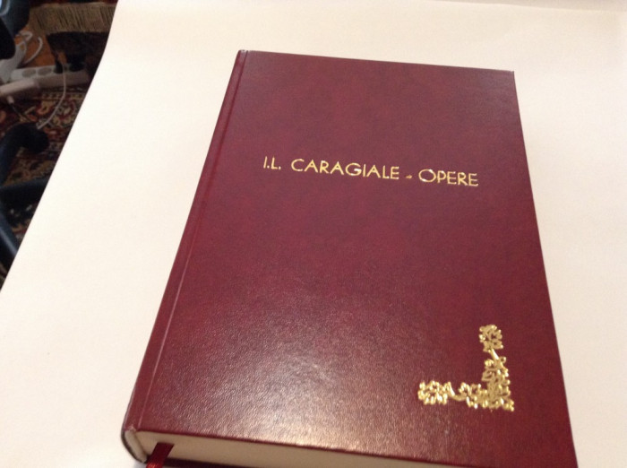 I L Caragiale Opere VII Corespondenta EDITIA Cioculescu ZarifopolI LEGAT DE LUX