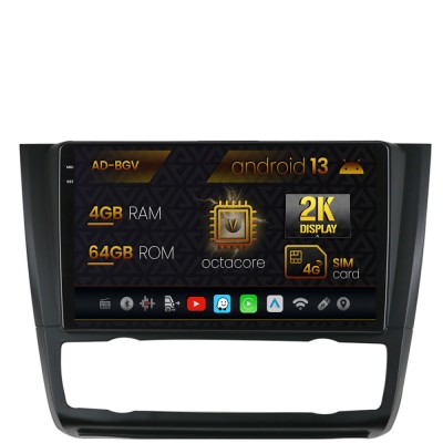Navigatie BMW Seria 1 E87 (2007-2011), Clima Automata, Android 13, V-Octacore 4GB RAM + 64GB ROM, 9.5 Inch - AD-BGV9004+AD-BGRKIT399 foto