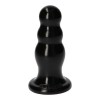 Dop Anal Negru Olmo Toyz4Lovers, 16.5cm, Diametru Gradual, Ventuza, PVC, Sex Shop Jucarii Adulți