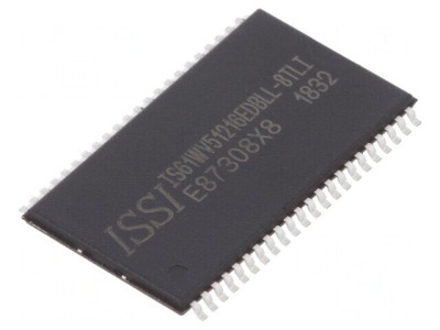Memorie SRAM 8Mb 512k x 16bit 2.4-3.6V 8ns TSOP44 II foto